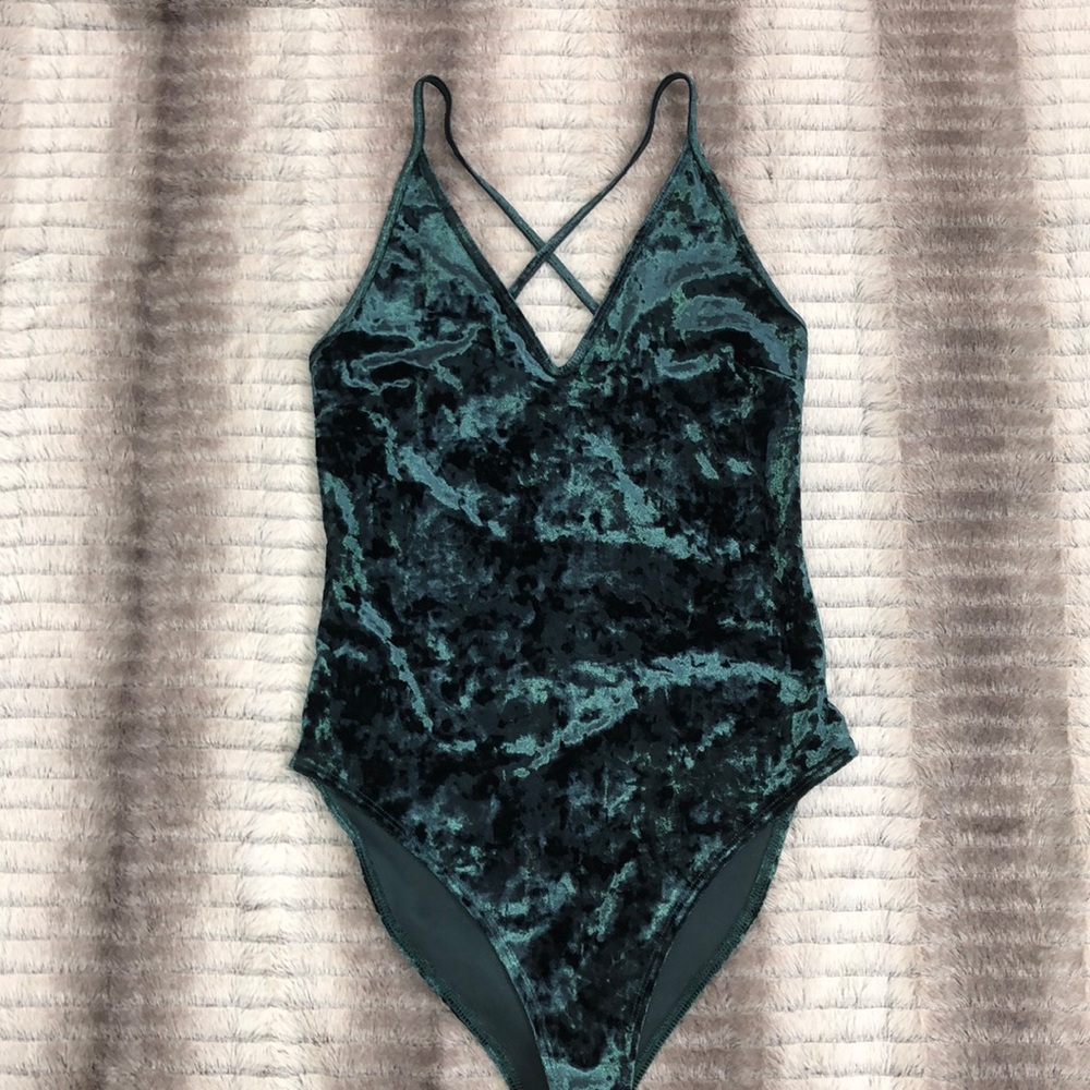 Forever 21 Velvet body suit